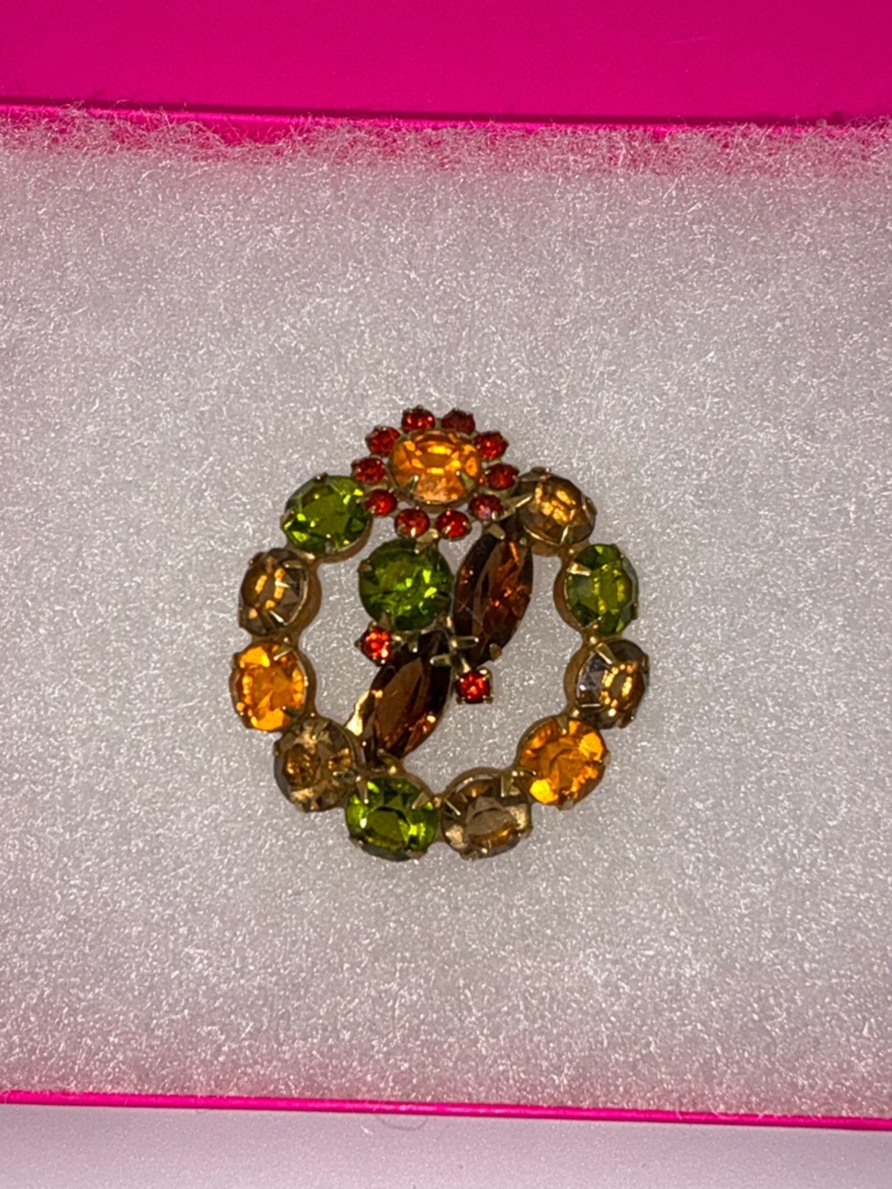 Juliana Vintage "Shades of Fall" Wreath Brooch Exquisite - Picture 3 of 6